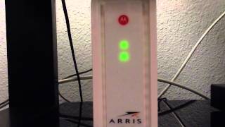Arris / Motorola SB6183 modem LED lights function / malfunction?