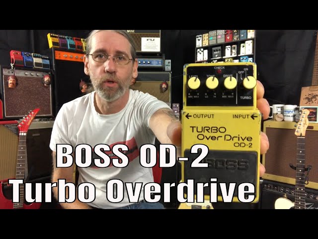 BOSS OD-2 Turbo Overdrive demo - YouTube