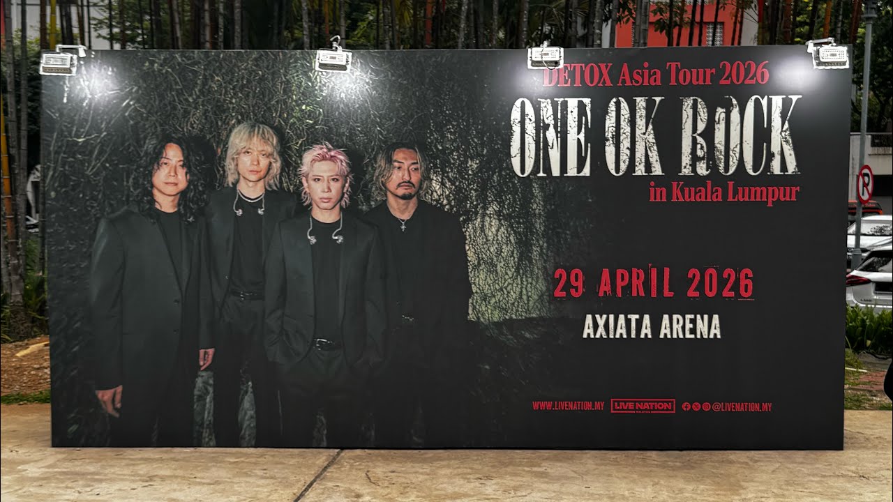 ONE OK ROCK DETOX Asia Tour 2026 in Kuala Lumpur - YouTube