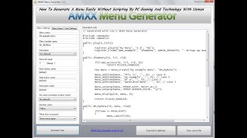 How To Make A Menu In Counter Strike 1.6 Easily By PC Gaming And Technology With Usman