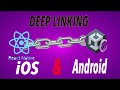 unity and react native integration with deep linking in iOS & Android