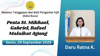 Mazmur Tanggapan dan BPI - Pesta St. Mikhael, Gabriel, Rafael Malaikat Agung - Daru Ratna K