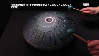 Tongue Drum 15" 12 Notes F Pentatonic Video