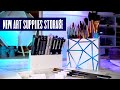 Designing the NEW BEST Art Supplies Storage | Studio Vlog