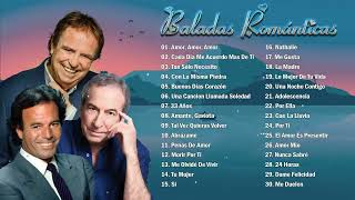 JULIO IGLESIAS, DYANGO, JOSÉ LUIS PERALES EXITOS SUS MEJORES CANCIONES   BALADAS ROMANTICAS