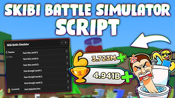 *NEW* Skibi Battle Simulator Script (PASTEBIN 2023) (INFINITE WINS/STRENGHT, CLAIM REWARDS)