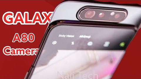 Samsung Galaxy A80 Triple Selfie Camera!