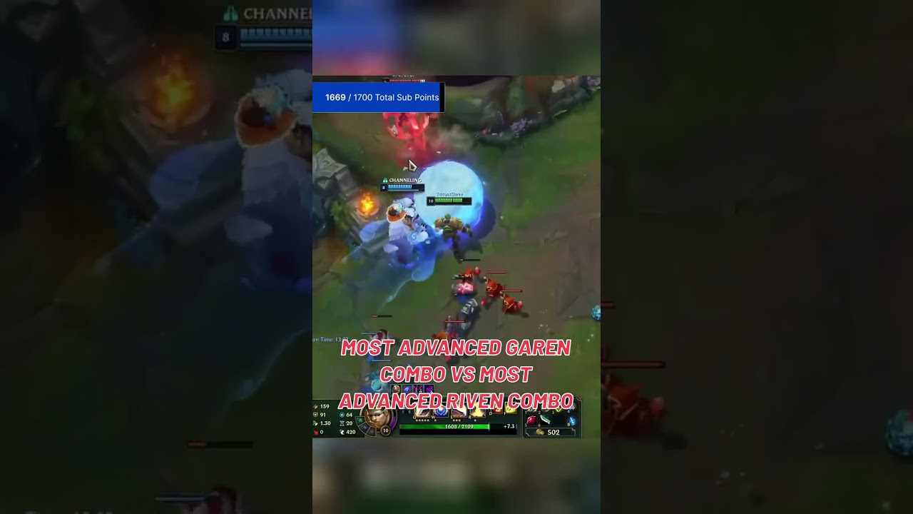 MOST ADVANCED GAREN COMBO VS MOST ADVANCED RIVEN