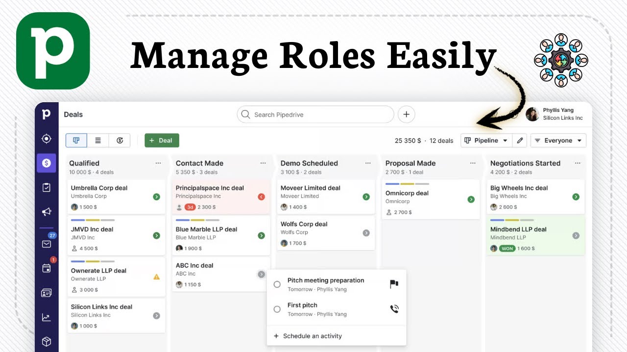 How to manage team in Pipedrive (Simple Collaboration Setup) - YouTube