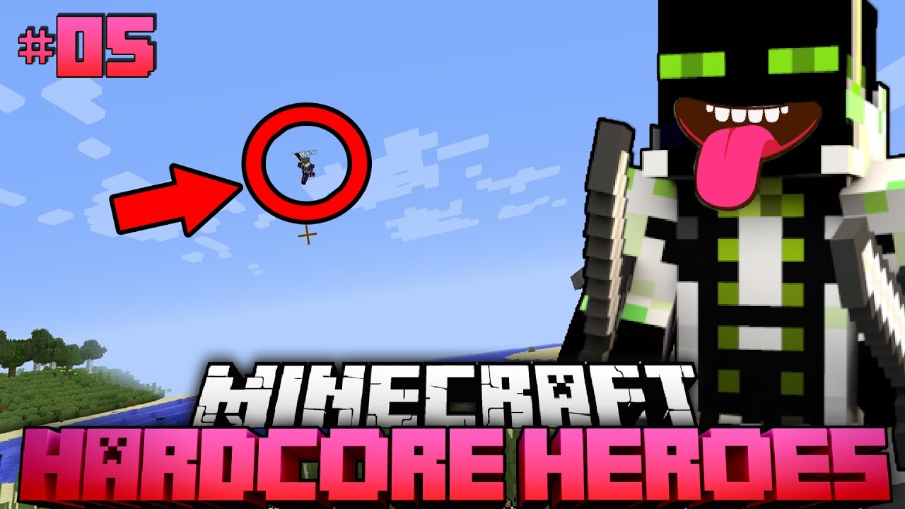 LARS nimmt FLUGSTUNDEN?! - Minecraft Hardcore Heroes 4 - #05 [Deutsch/HD] lets play a little game