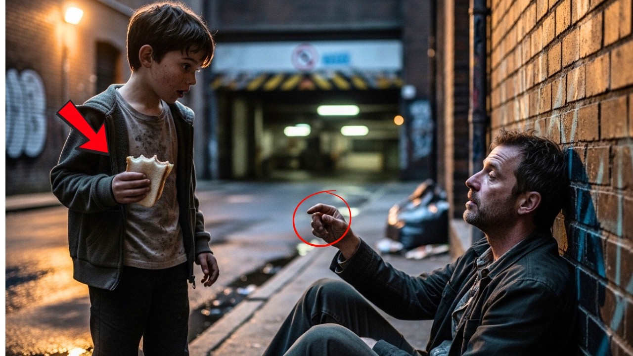 EL NIÑO SALVÓ A UN DESCONOCIDO CON SU ÚLTIMA COMIDA… Y LO QUE PASÓ DESPUÉS…