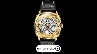 Olevs 6651 Olevs Quality Square Automatic Mechanical Luxury Watch