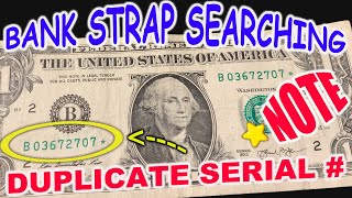 Rare Duplicated Serial Number Star Note Found During $500 Bank Strap Hunt!