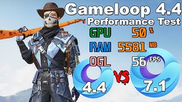 Gameloop 4.4 Performance Test with FPS Meter in PUBG Mobile