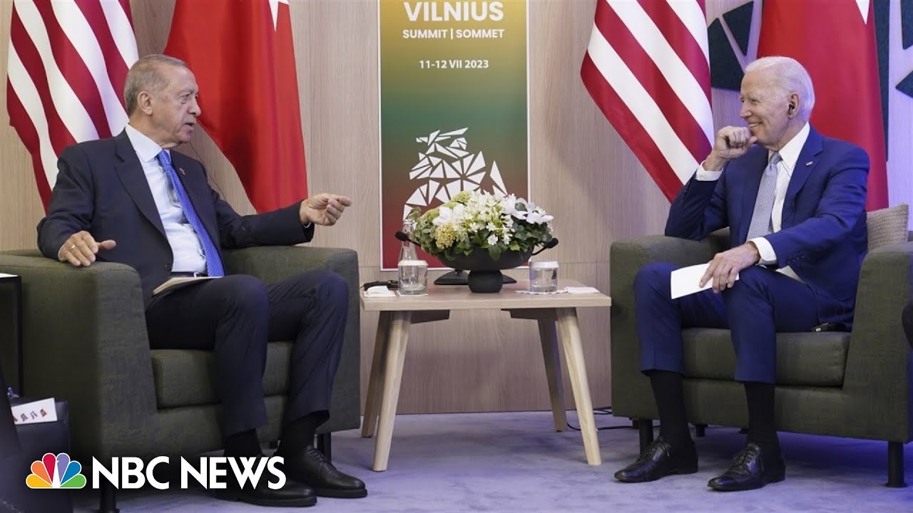 Biden meets with Turkish President Erdoğan at the NATO summit Biden meets with Turkish President Erdoğan at the NATO summit