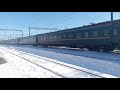 Прибытие и отправление 133/134 Николаев - Рахов на станции Дубно Украина 16.02.2021