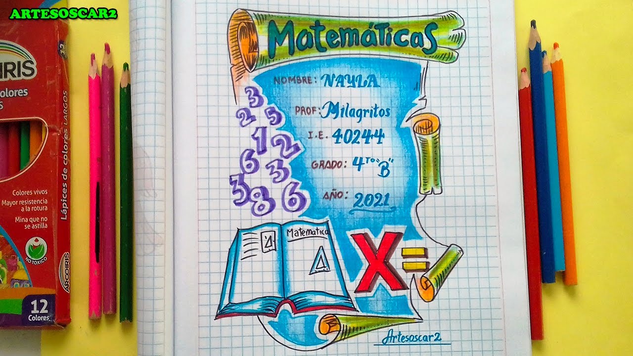 Compartir 18+ imagen portadas para cuadernos de matematicas secundaria