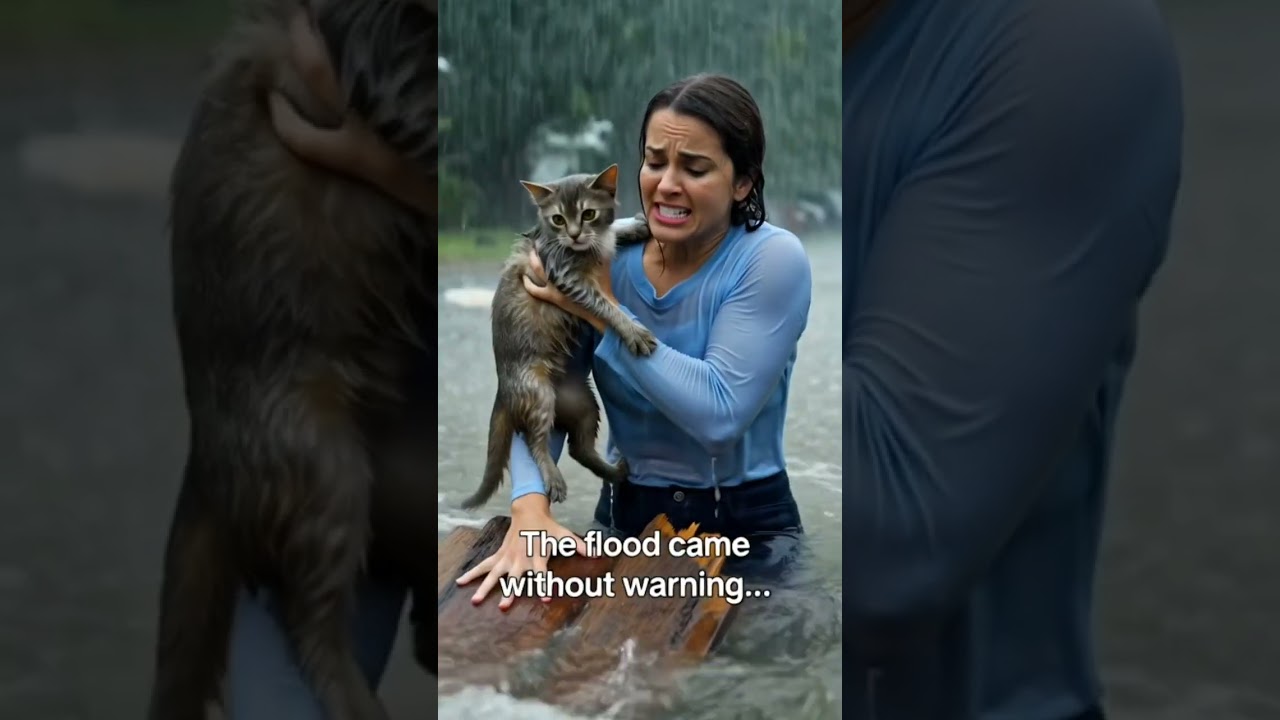 smart dog Saves a Mother and Her Cat