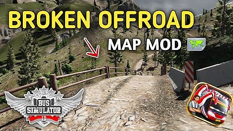 Broken 💔 OFFroad Map Mod For Bus Simulator Indonesia|| OFFroad Map Mod #bussidmapmod #offroadmap
