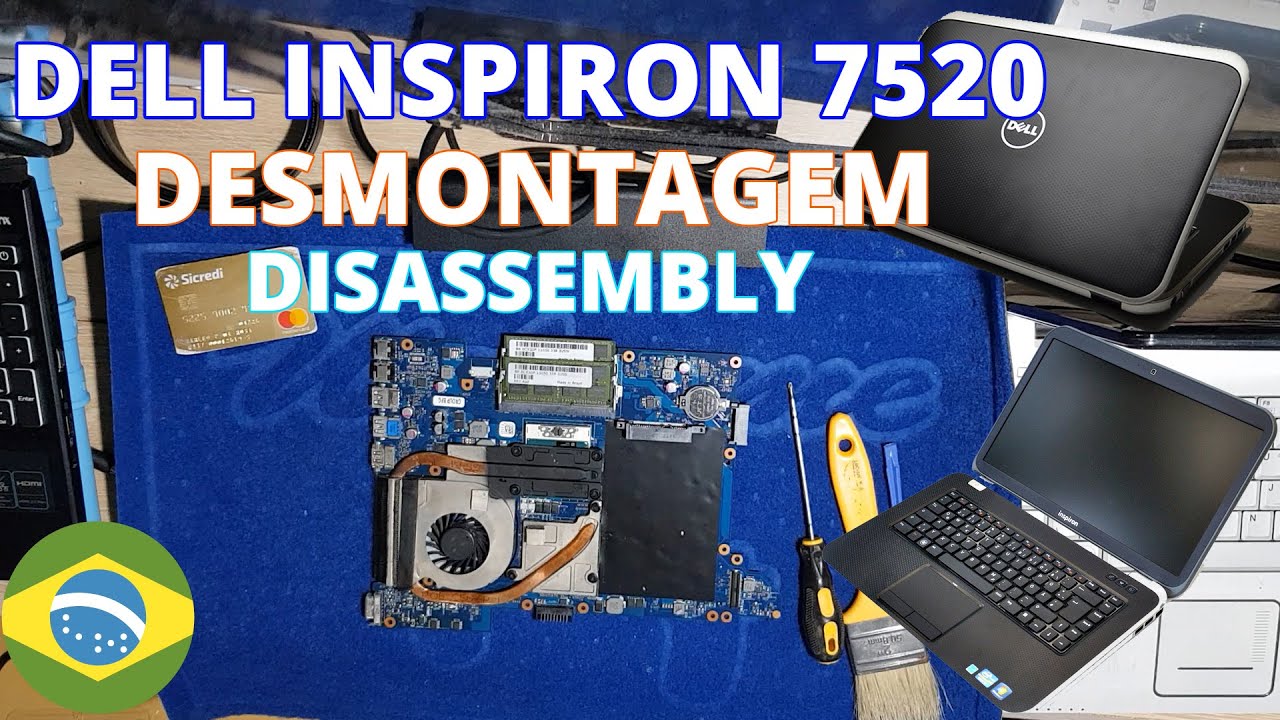 Dell Inspiron 7520 HDD SSD UpGrade - YouTube