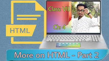 Class VIII Computer Science (Ch: 4 - Part 2)