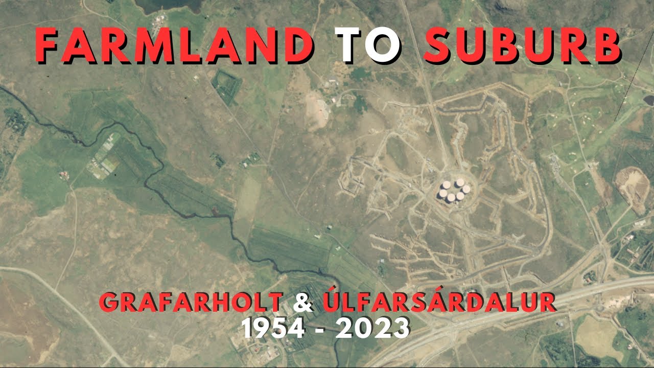 Map Skipulag Grafarholt & Úlfarsárdalur - Time-Lapse (1954 - 2023) - YouTube