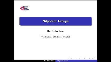 Group Theory Lecture 22: Nilpotent group