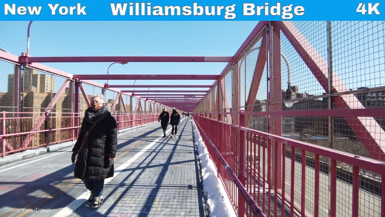 【4K】NEW YORK | WILLIAMSBURG BRIDGE | 2021 | WALKING TOUR