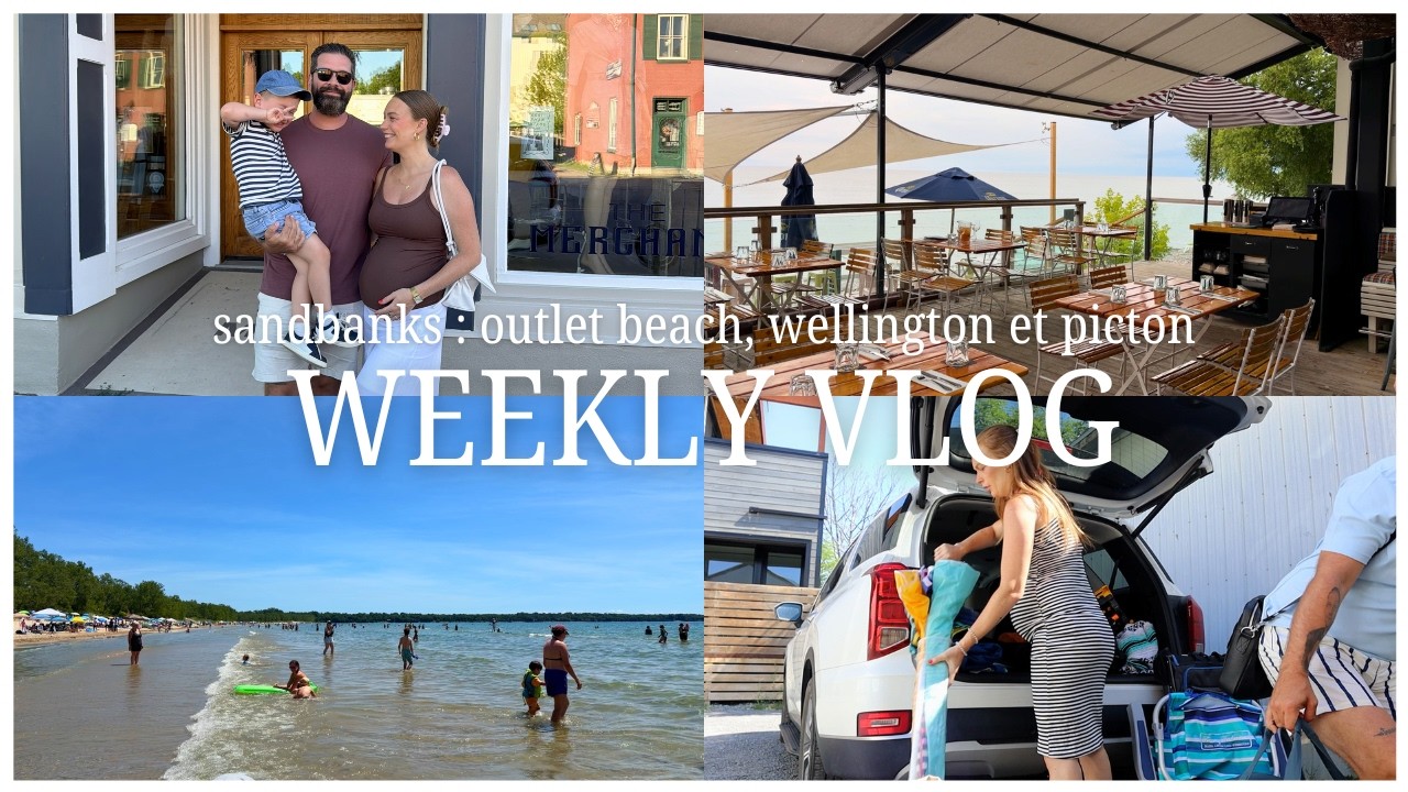 Vacances en famille à Sandbanks !! Picton, Outlet beach & Wellington - Vlog | Carole Anne Bilodeau