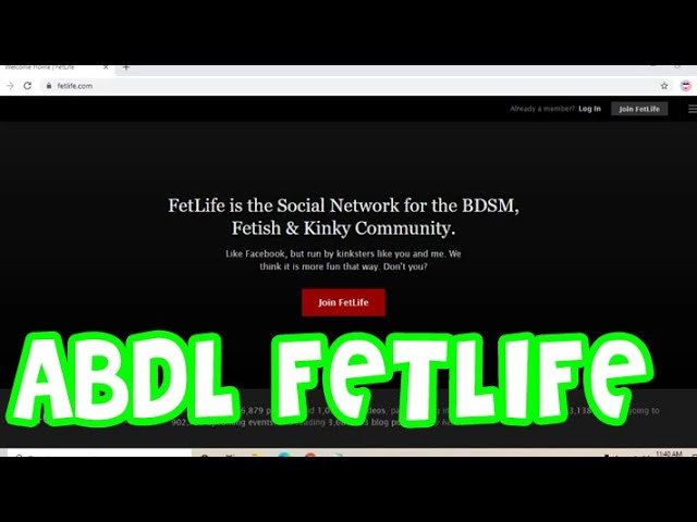 ABDL Fetlife 101 - What do I do on there? - YouTube