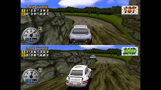 Rally de Africa PlayStation two player VS races