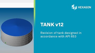 TANK v12   revision of a tank designed in accordance with API 653
