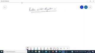 Radix 2 DIT - FFT algorithm