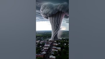 Unstoppable force: The Tornado That Shattered a Town #tornado #strom #aiart #shortvideo #viralvideo
