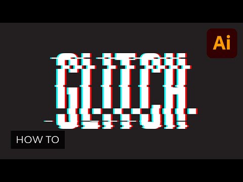 How Create a VHS Glitch Effect in Illustrator -- Create with