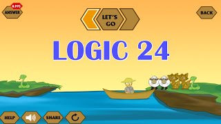River Crossing IQ Game - Logic 24 screenshot 4