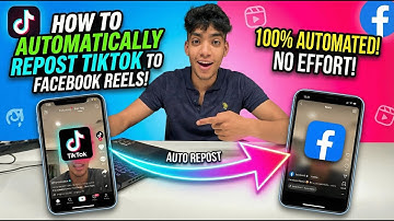 How to automatically repurpose your tiktok videos to facebook reels Full Tutorial