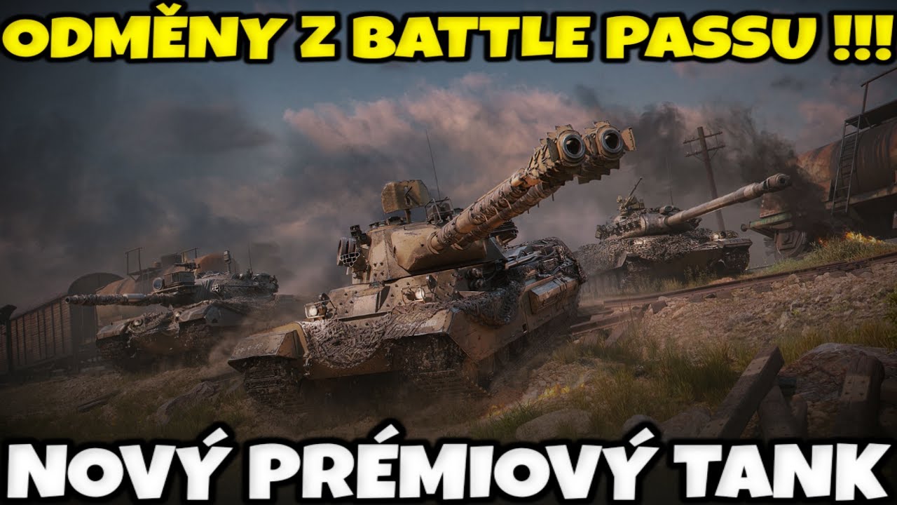 Wot cz - EPICKÉ ODMĚNY ZA BATTLE PASS !!! - Poslední video před WOT 2.0 !!!