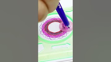 Hypnotic Spirograph Art: A Visual Journey  #Spirograph #GeometricArt #shorts #asrm #youtube #tiktok