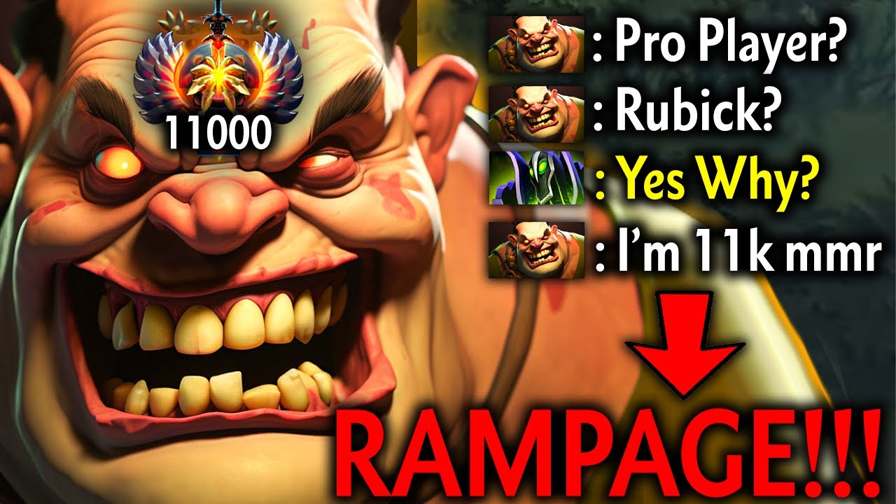 When Rubick is Pro Player but Pudge has 11k MMR | Genius Pudge