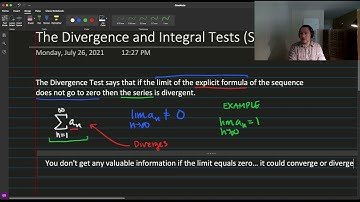 5-3 Divergence and Integral Tests