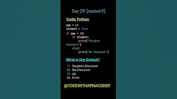 Python Nested If Explained in 30 Seconds 💡 | Python Logic Challenge #coding #python #programming