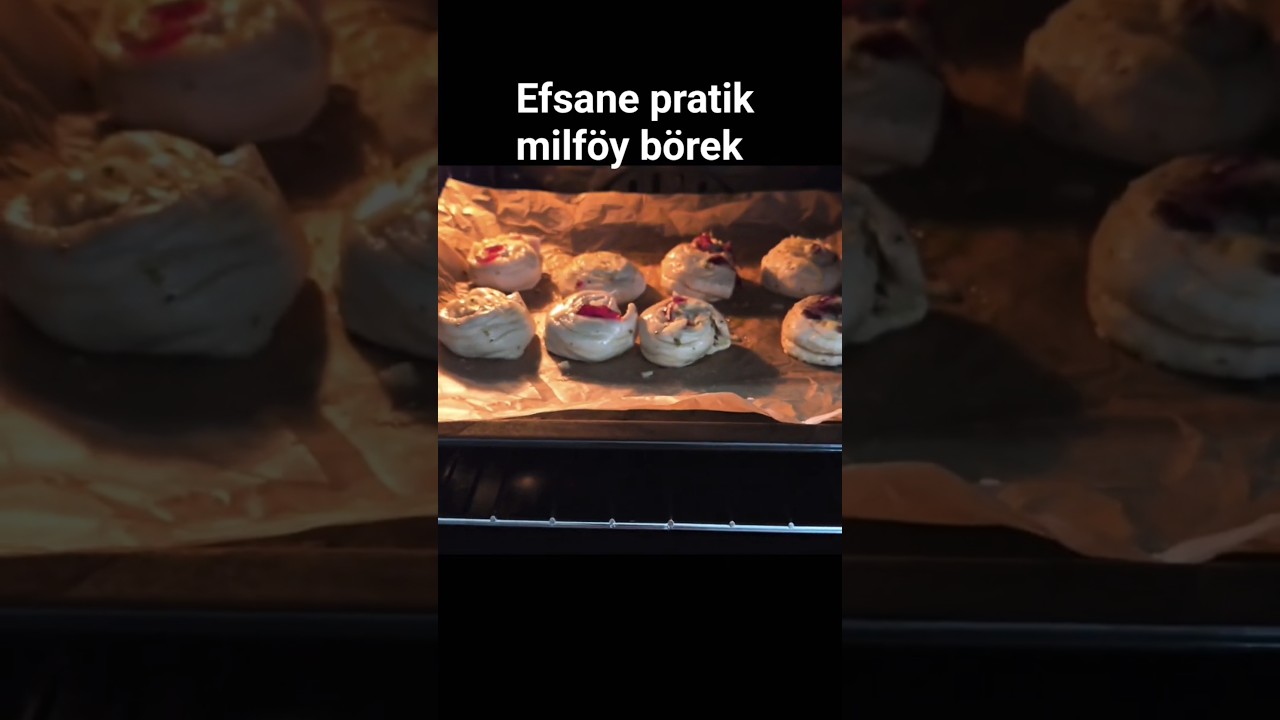 Milföy ile pratik börek tarifi | 5 dakikada börek hazırlıyoruz🍽 #borekler #food #pratiktatlitarifler