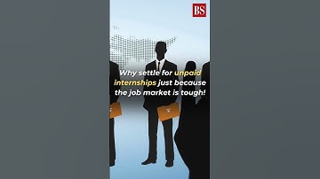 Why settle for unpaid internships just because the job market is tough!Tons of companies pay interns