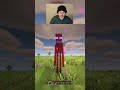 Killing an Enderman unarmed in minecraft day 154 #shorts #viralshorts