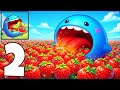 🟢 Slime Hole Gameplay Walkthrough Part 2 – Can I Swallow Everything (Android,iOS)