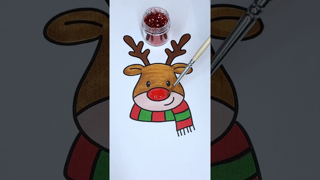 Christmas ✨🎄❤️ Glitter Art 🎨 