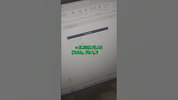 Tips Excel - Elegir filas #excel #hacksexcel #cursoexcel #elegirfilas #shorts #parati