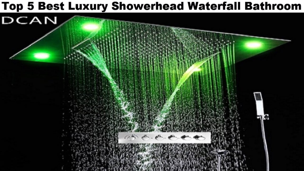 Top 5 Best Luxury Showerhead Waterfall Bathroom YouTube