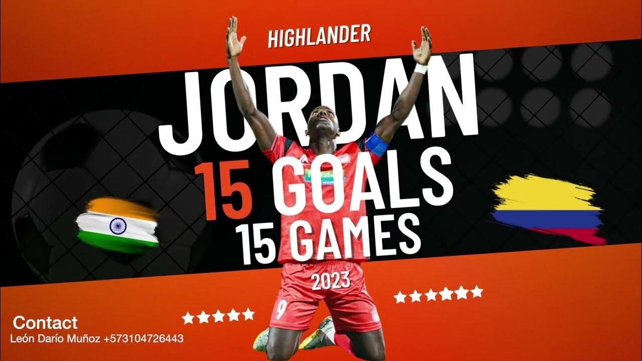 WILMAR JORDAN HIGHLANDER 2023 15 games 15 goals YouTube